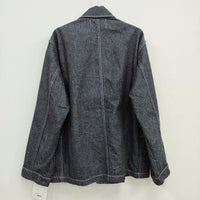 INNAT 新品 COTTON SILK DENIM PAJAMA JACKET INNAT03-J02 定価51700円 デニムジャケット 23SS ネイビー メンズ インアット【中古】3-0606M♪