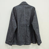 INNAT 新品 COTTON SILK DENIM PAJAMA JACKET INNAT03-J02 定価51700円 デニムジャケット 23SS ネイビー メンズ インアット【中古】3-0606M♪