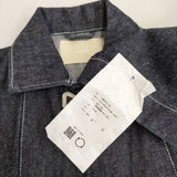 INNAT 新品 COTTON SILK DENIM PAJAMA JACKET INNAT03-J02 定価51700円 デニムジャケット 23SS ネイビー メンズ インアット【中古】3-0606M♪