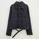 Nobuyuki Matsui 新品 COTTON JACKET サイズ2 ジャケット ネイビー メンズ ノブユキマツイ【中古】3-0606M♪