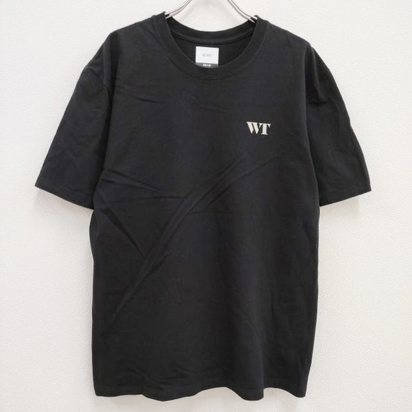 WTAPS visual uparmored プリント バックプリント 半袖Ｔシャツ カットソー ブラック メンズ ダブルタップス【中古】3-0624S♪