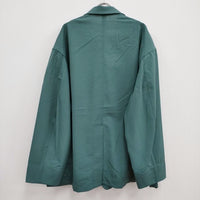 SHINYAKOZUKA 新品 SACK COAT 定価42900円 2201SK12 ウールトロピカルテーラードジャケット 22SS グリーン メンズ シンヤコヅカ【中古】4-0410M♪