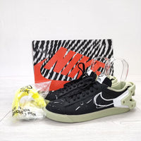 NIKE/ACRONYM ブレザー BLAZER LOW ブレーザー ロー D09373-001 サイズ26.5ｃｍ スニーカー ブラック ライトグリーン メンズ ナイキ/アクロニウム【中古】3-0912G◎