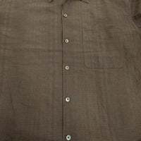 nuterm Willie Open Collar S/S Shirts 定価26400円 サイズM 半袖シャツ ブラウン メンズ ニューターム【中古】3-0815S♪