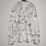 UNUSED Long sleeve tie dye t-shirt タイダイ us1627 長袖Ｔシャツ カットソー ロンＴ ホワイト メンズ アンユーズド【中古】3-0906M∞