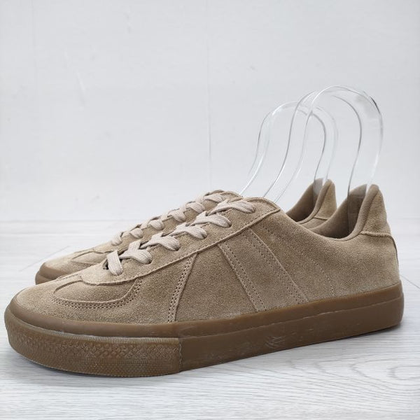 REPRODUCTION OF FOUND GERMAN MILITARY TRAINER BEIGE SUEDE 定価21780円 サイズ42 スニーカー ベージュ メンズ リプロダクションオブファウンド【中古】3-0920G◎