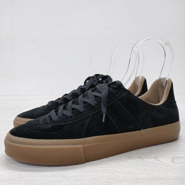 REPRODUCTION OF FOUND GERMAN MILITARY TRAINER BLACK SUEDE 定価21780円 サイズ43 スニーカー ブラック メンズ リプロダクションオブファウンド【中古】3-0920G◎