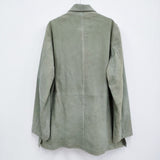 YOKE SHEEP SUEDE COVERALL JACKET YK23SS0455B 定価101200円 ジャケット 23SS ライトグリーン メンズ ヨーク【中古】3-0905T♪