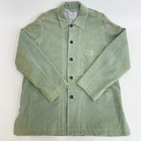 YOKE SHEEP SUEDE COVERALL JACKET YK23SS0455B 定価101200円 ジャケット 23SS ライトグリーン メンズ ヨーク【中古】3-0905T♪