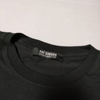 RAF SIMONS Big fit T-shirt Sreapers 221-M121 スリーパーズ 半袖Ｔシャツ カットソー 22SS ブラック メンズ ラフシモンズ【中古】4-0619S∞