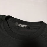 RAF SIMONS Big fit T-shirt Sreapers 221-M121 スリーパーズ 半袖Ｔシャツ カットソー 22SS ブラック メンズ ラフシモンズ【中古】4-0619S∞