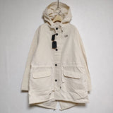 OUTIL 新品 MANTEAU BIDOS H.M Vintage Bed Linen 3 M-51 フィールドパーカー モッズコート 23SS エクリュ メンズ ウティ【中古】4-0225M∞#