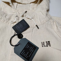 OUTIL 新品 MANTEAU BIDOS H.M Vintage Bed Linen 3 M-51 フィールドパーカー モッズコート 23SS エクリュ メンズ ウティ【中古】4-0225M∞#