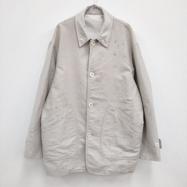 YOKE 新品 PAINTED BIG COVERALL JACKET FOG WHITE YK23SS0509B 定価73700円 ジャケット 23SS ホワイト系 メンズ ヨーク【中古】3-0908T♪