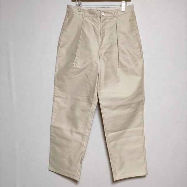 RAKINES 新品 Elephant skin Wide tapered pants 定価49500円 パンツ ベージュ メンズ ラキネス【中古】3-1008G∞