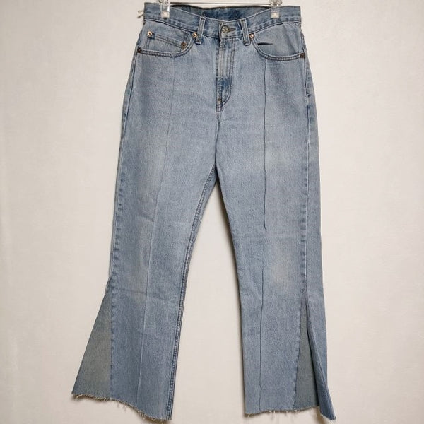 mill 新品 PAINTED DENIM PANTS 505 LEVISリメイク 定価30800円 ジーンズ S デニムパンツ インディゴ メンズ ミル【中古】3-1008G∞