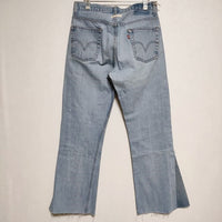 mill 新品 PAINTED DENIM PANTS 505 LEVISリメイク 定価30800円 ジーンズ S デニムパンツ インディゴ メンズ ミル【中古】3-1008G∞