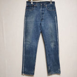 mill 新品 PAINTED DENIM PANTS 501 LEVISリメイク 定価28600円 ジーンズ L デニムパンツ インディゴ メンズ ミル【中古】3-1008G∞