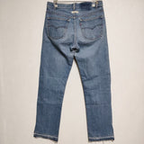 mill 新品 PAINTED DENIM PANTS 501 LEVISリメイク 定価28600円 ジーンズ S デニムパンツ インディゴ メンズ ミル【中古】3-1008G∞