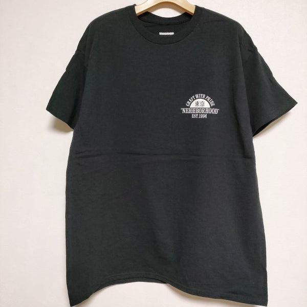 NEIGHBORHOOD NH231 SPOT.TEE SS-13 231LBNH-STM01S 半袖Ｔシャツ カットソー ブラック メンズ ネイバーフッド【中古】4-0619S∞