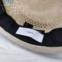 CA4LA 天然草 サイズS 帽子 ハット ベージュ メンズ カシラ【中古】4-0610M◎