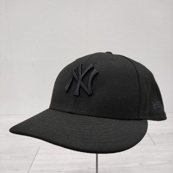 NEW ERA ニューヨーク ヤンキース NY 59FIFTY サイズ7 7/8 帽子 キャップ ブラック メンズ ニューエラ【中古】4-0408G◎