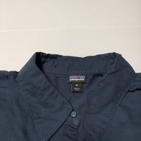 patagonia コットンヘンプ 54339sp19 Ws Lightweight A/C Top 半袖シャツ ネイビー レディース パタゴニア【中古】4-0722S∞