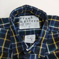 Frank&Eileen Finbar GYBF Checked Shirt 定価36300円 3620700051 ロンハーマン購入 長袖シャツ フランクアンドアイリーン【中古】3-0924T♪