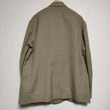 WELLDER Boxy Tailored Jacket 定価56000円 ストライプ テーラードジャケット グリーン メンズ ウェルダー【中古】3-1008M∞