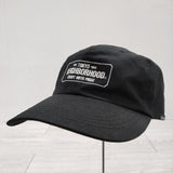 NEIGHBORHOOD 22AW DAD CAP サイズF 帽子 キャップ ブラック メンズ ネイバーフッド【中古】4-0408G◎