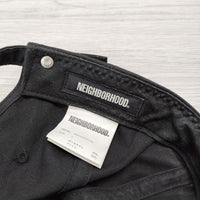 NEIGHBORHOOD 22AW DAD CAP サイズF 帽子 キャップ ブラック メンズ ネイバーフッド【中古】4-0408G◎