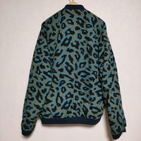 whiz HIDE JACKET スカジャン リバーシブル レオパード 定価55000円 ジャケット 23SS ブルー メンズ ウィズ【中古】3-1008M∞