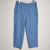 NOMA t.d. N33-ID04 Drawstring Pinstripe Pants ストライプ ウエストゴム パンツ ブルー メンズ ノーマティーディー【中古】4-0411M∞