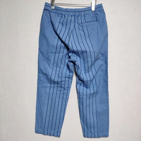 NOMA t.d. N33-ID04 Drawstring Pinstripe Pants ストライプ ウエストゴム パンツ ブルー メンズ ノーマティーディー【中古】4-0411M∞