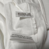 s'yte Yohji Yamamoto 久米繊維 プリント 半袖Ｔシャツ カットソー ホワイト メンズ サイトヨウジヤマモト【中古】4-0619S∞