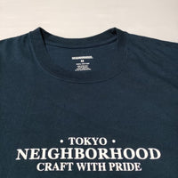 NEIGHBORHOOD コットン M 半袖Ｔシャツ カットソー ネイビー メンズ ネイバーフッド【中古】4-0713S∞