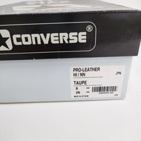 nonnative/CONVERSE PRO-LEATHER HI / NN サイズ26cm ハイカット スニーカー ベージュ メンズ ノンネイティブ/コンバース【中古】3-1210G◎