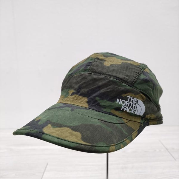 THE NORTH FACE Novelty Swallowtail Cap NN41774 ウッドランドカモ 迷彩 サイズM キャップ カーキ メンズ ザノースフェイス【中古】4-0408G◎