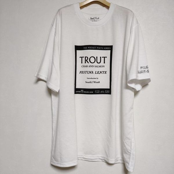 S2W8/South2 West8 TROUT CHAR AND SALMON XL 半袖Ｔシャツ カットソー ホワイト メンズ サウスツーウェストエイト【中古】4-0619S∞