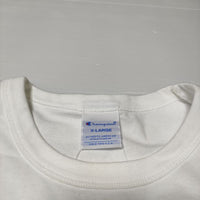 BEAMS/Champion MIN-NANO New Heritage C8-V327 オーバーサイズ 半袖Ｔシャツ カットソー ホワイト メンズ ビームス/チャンピオン【中古】4-0619S∞