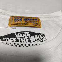 Ron Herman/VANS バックプリント SHOES BOX TEE 半袖Ｔシャツ カットソー ホワイト メンズ ロンハーマン/バンズ【中古】4-0619S∞