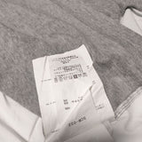Sacai CW-022 Cotton T-Shirt バックボタン 切替デザイン 半袖Ｔシャツ カットソー AD2020 グレー ホワイト レディース サカイ【中古】4-0515S∞