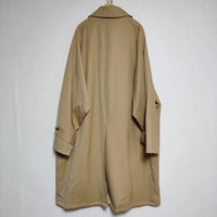 LES SIX レシス Chino Long Coat 定価132000円 ウールロング コート ベージュ メンズ【中古】3-1104T∞