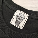 M&M PRINT S/S T-SHIRT POCKET サイズM 半袖Ｔシャツ カットソー ブラック メンズ エムアンドエム【中古】4-0512S☆