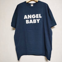 TANG TANG 銀杏BOYZ コラボ ANGEL BABY GILDAN XL 半袖Ｔシャツ カットソー ネイビー メンズ タンタン【中古】4-0525S∞