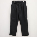 RE-PURPOSE ウール ツータック パンツ REPU18AW-02 サイズXS パンツ ブラック メンズ リパーパス【中古】3-1220T♪