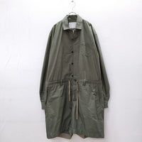 Sacai Cotton Weather Jumpsuits 22-02723M サイズ3 オールインワン ジャンプスーツ ツナギ カーキ メンズ サカイ【中古】4-0512M☆