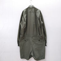 Sacai Cotton Weather Jumpsuits 22-02723M サイズ3 オールインワン ジャンプスーツ ツナギ カーキ メンズ サカイ【中古】4-0512M☆