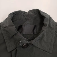 th products 新品 GARMENT DYE COAT 2301-C31-M102 定価96800円 ステンカラーコート 23SS 黒 メンズ ティーエイチプロダクツ【中古】4-0419M♪