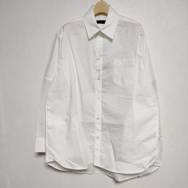 th products 新品 Sports Mixed Shirt 2301-SH36-M103 定価41800円 長袖シャツ 23SS ホワイト メンズ ティーエイチプロダクツ【中古】3-1221M∞